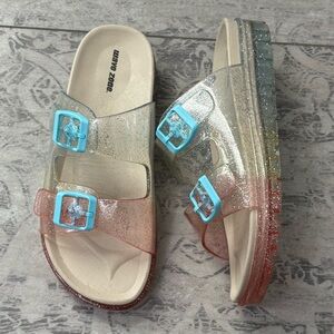 NEW | Wave Zone Girl’s Jelly 2-Strap Rainbow Sandals | SZ 2